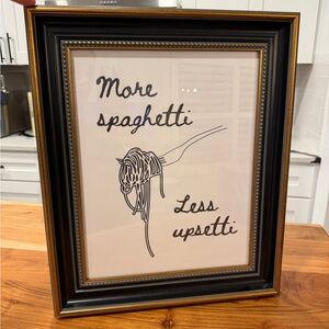 Cutie kitchen picture saying ! 🍝